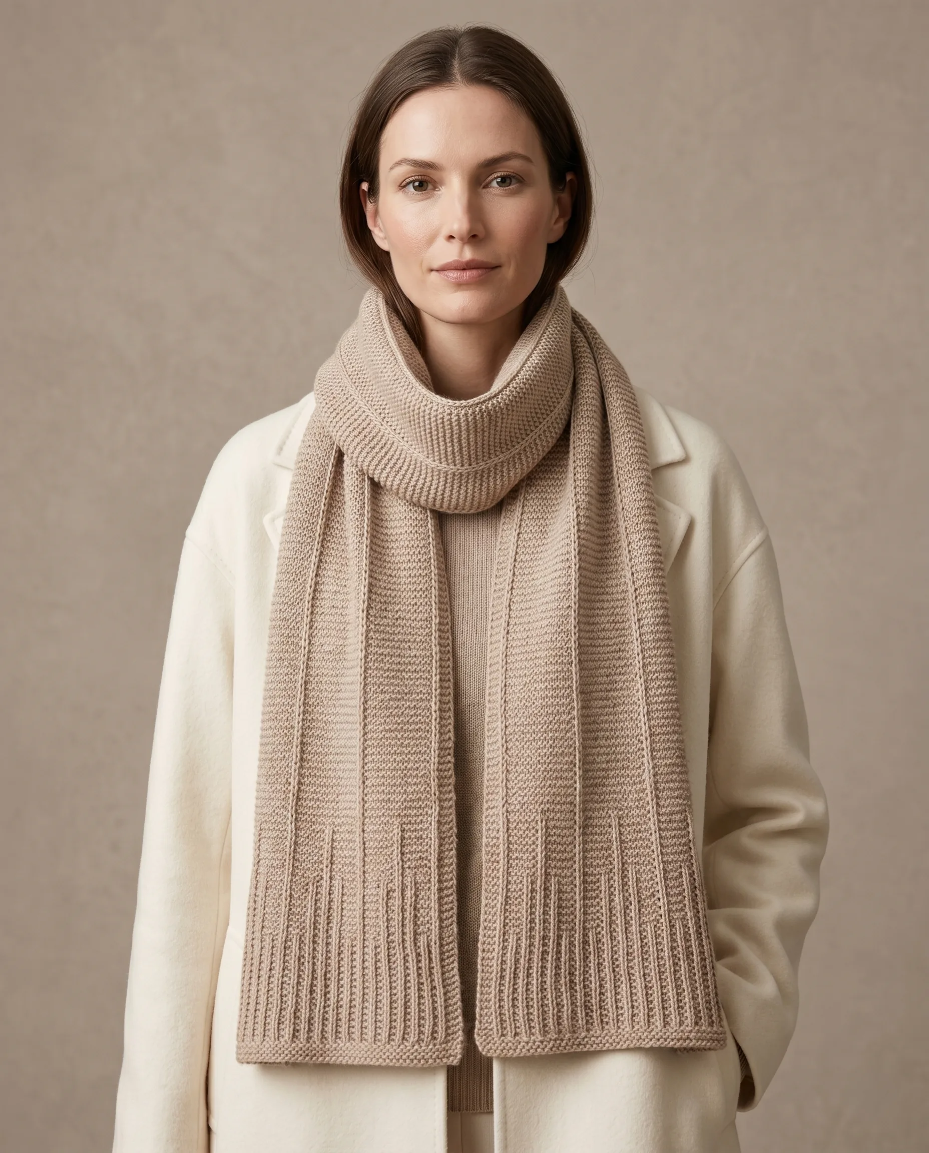 Knit accessories — scarves and mufflers