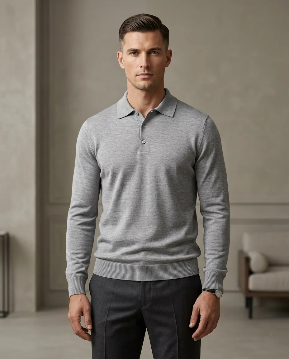 Men's collar shirt