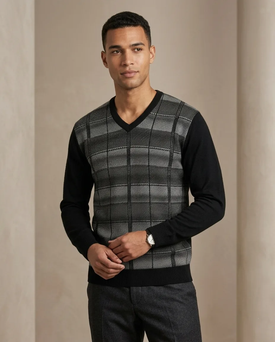 Jacquard Pullover