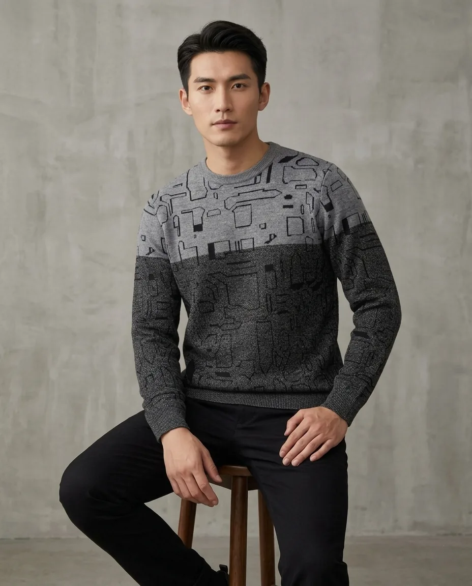 Jacquard Pullover