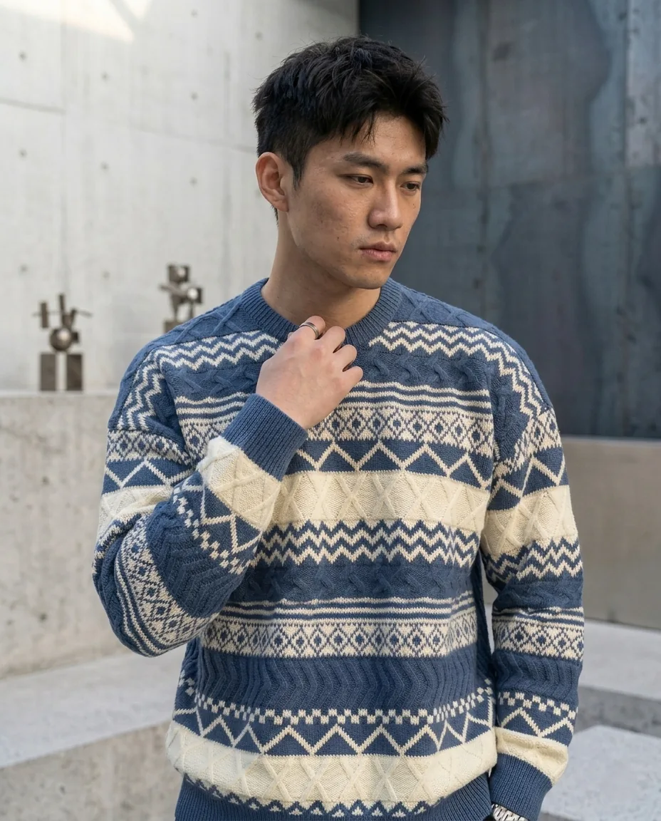 Jacquard Pullover