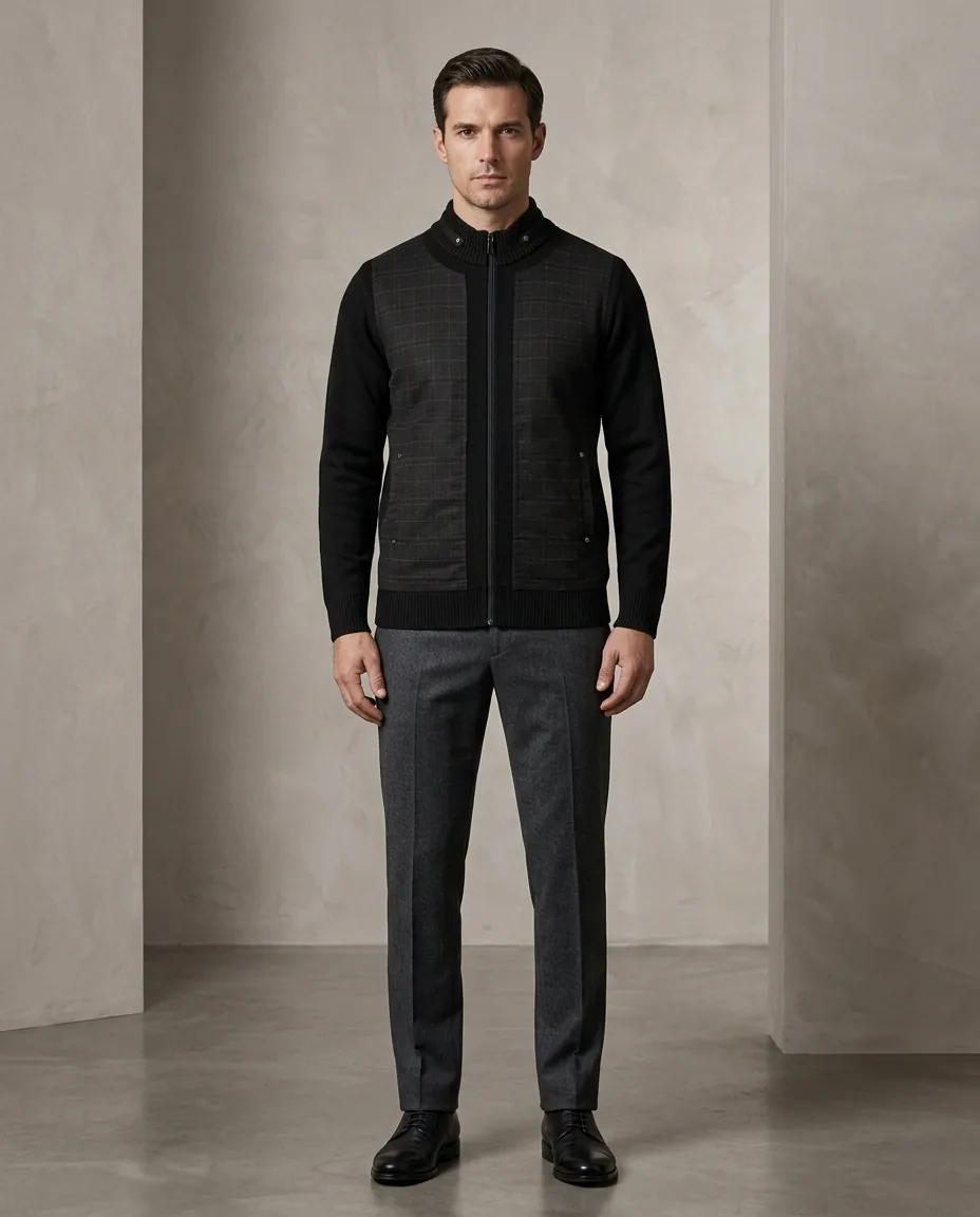 Men's zip-up jacket