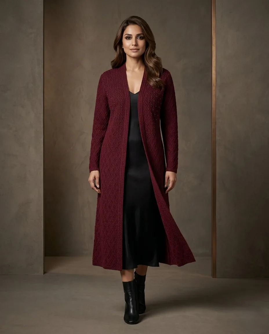 Women's Embroidered Coat