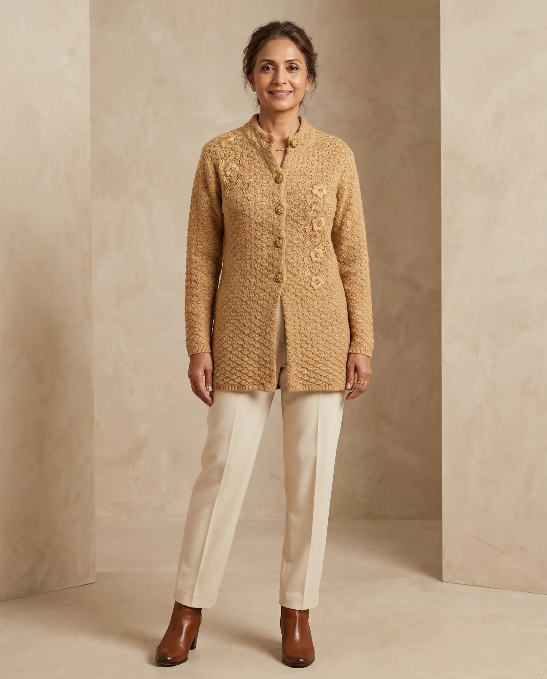 Women's Embroidered Cardigan